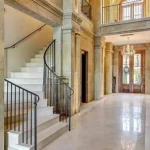 When interior walls show custom concrete work in a home